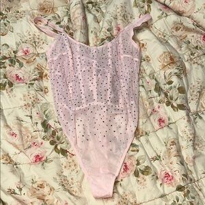 Sugar Coated Rhinestone Wicked Corset Teddy